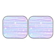 thumbnail image 7 of Gaeub Striped Gradient Foldable Auto Sun Blocker Visor, Sunshade for Car Front Window, Keeps Your Vehicle Cool - Large, 7 of 7