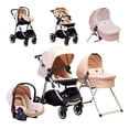 thumbnail image 1 of Carriola Con Portabebé Aeiou Australia Memory Foam Beige/Grey, 1 of 5