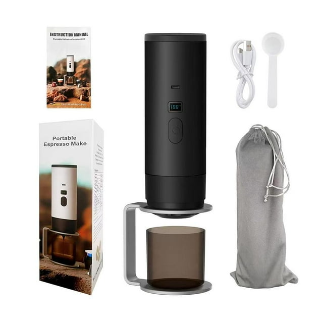 Daily Mix Store Cafetière Espresso Portable Sans Fil 3-en-1 Machine de Voyage pour Voiture et Maison N W