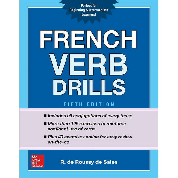 French Verb Drills, Fifth Edition, (Paperback)
