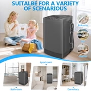 Veeboto Washing Machine, 15.6LBS Portable Washer Machine, Full Automatic Washing Machine with Drain Pump Compact Laundry for Home Apartment
