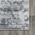 thumbnail image 4 of nuLOOM Alva SpinClean Faded Abstract Machine Washable Area Rug, 6' x 9', Alva Light Grey, 4 of 8