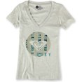 thumbnail image 1 of Roxy High Tide playera gráfica para mujer, beige, extragrande Roxy Camiseta gráfica, 1 of 1