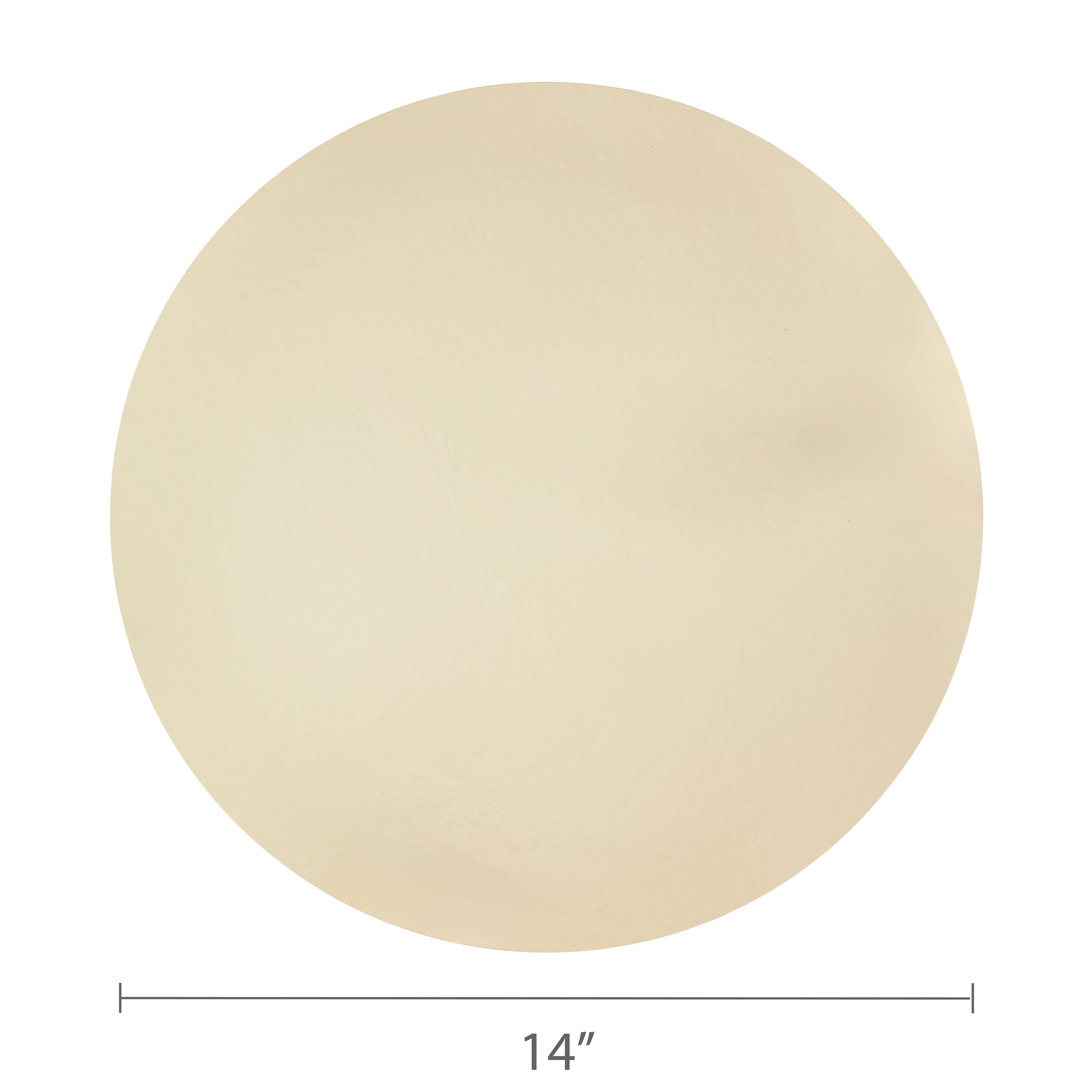 14" Gold Round Paper Cake Boards, 3 Count, by Way To Celebrate
