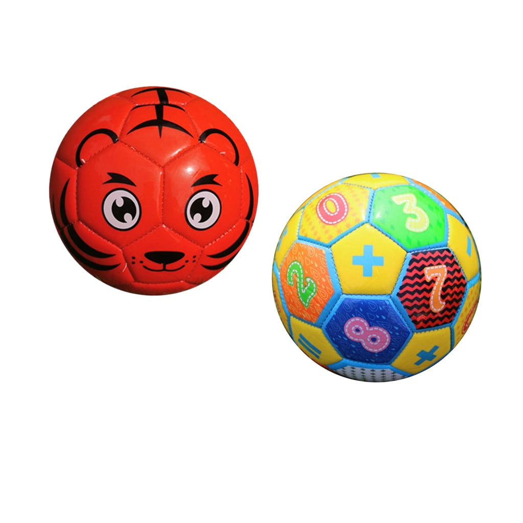 2Pcs Soccer Ball for Kids Sport Training Practice-Soccer/Basketball/Football 