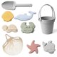 thumbnail image 1 of 8 Uds juguetes de arena lindos juguetes de silicona para niños juego de juguetes para arena moldes de cubo de pala para niños, 1 of 7