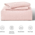 thumbnail image 6 of SUSIELADY Lightweight Microfiber Quilt Set, Soft Bedspread with Coin Pattern, All-Season Coverlet Bedding, 3 Pieces (1 Quilt, 2 Pillow Shams), Queen Size, Pink, 6 of 7