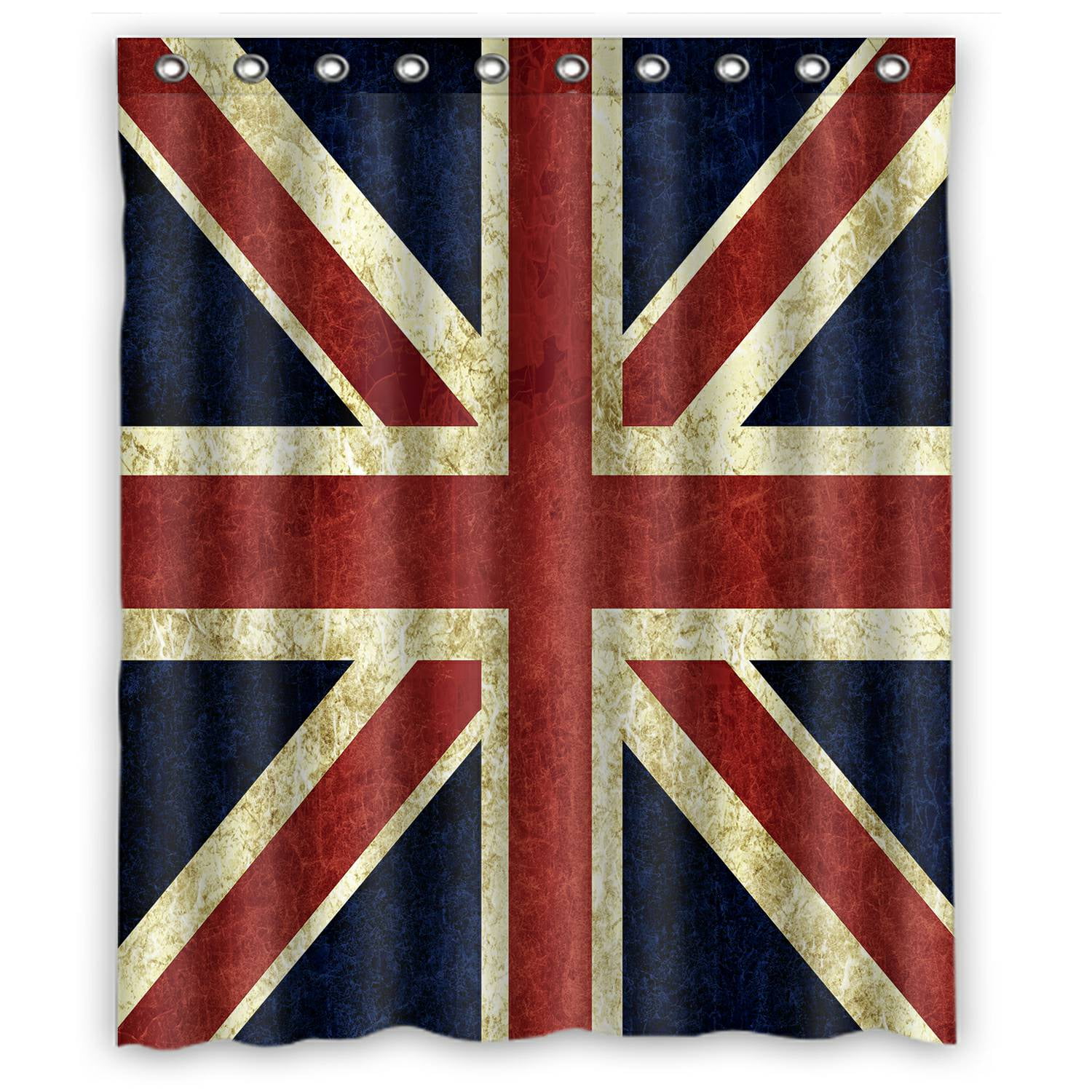 ECZJNT Flag of England Shower Curtain Bathroom Waterproof Home Decor