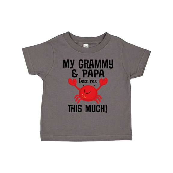 Inktastic Grammy and Papa Love Me Boys or Girls Toddler T-Shirt