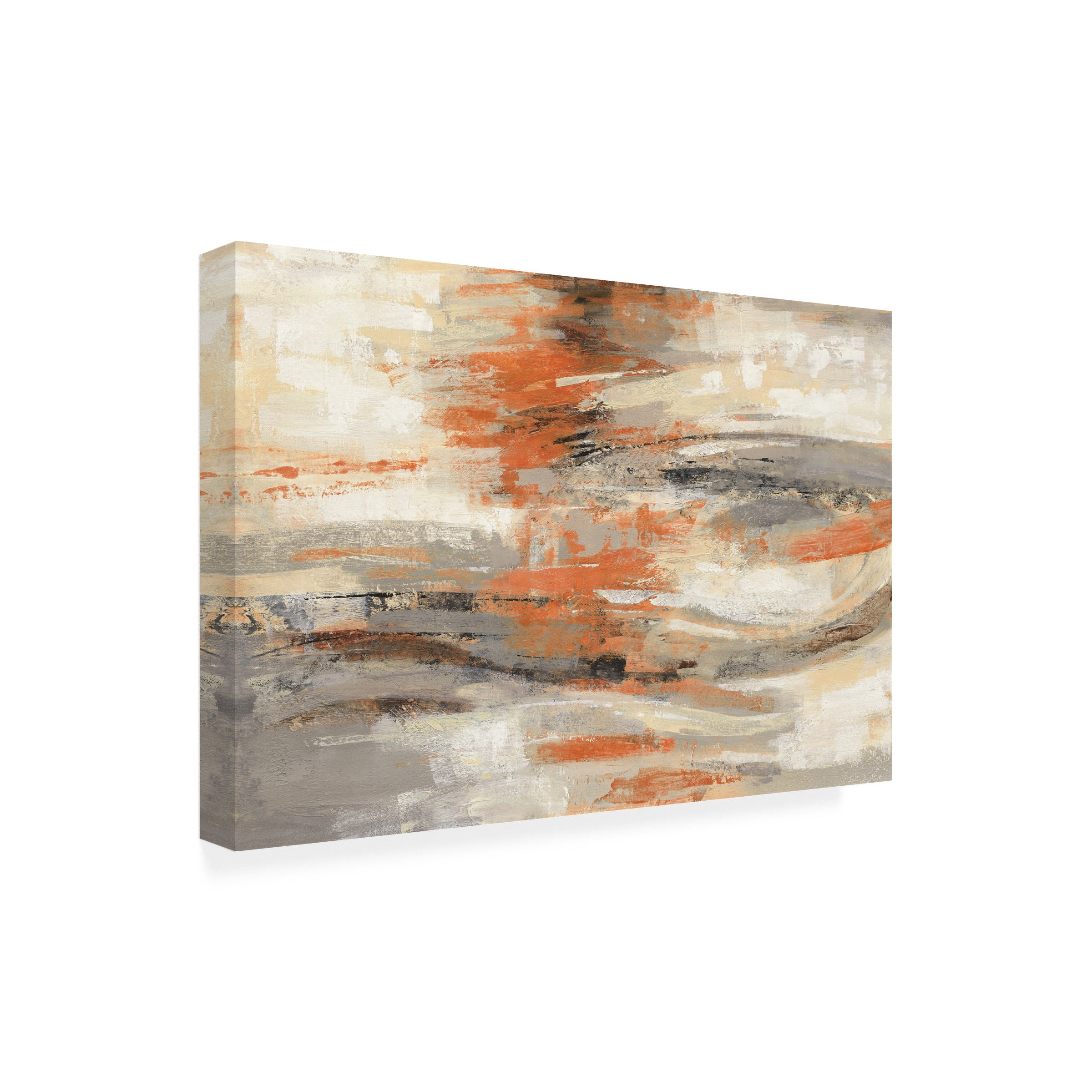 Silvia Vassileva 'Golden Dust Crop Orange' Outdoor All-Weather Wall Decor
