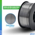 thumbnail image 2 of Rollo De Microalambre Flux Core De Soldadura De 1 Kg .8 Mm Picool Microalambre soldadura, 2 of 7