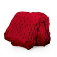 thumbnail image 4 of Chunky Knit Weighted Throw Blanket - Handwoven, Soft & Breathable, Calming, and Better Sleep, Small, 38 x 75 inches, 14 lbs, 4 of 11