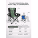 thumbnail image 4 of Silla Plegable de Playa Camping y Exteriores Grande y Comoda verde, 4 of 9