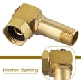 thumbnail image 3 of Outdoor Garden Hose Reel Replacement Spare Parts Fittings Swivel Elbow Connector, 3 of 8