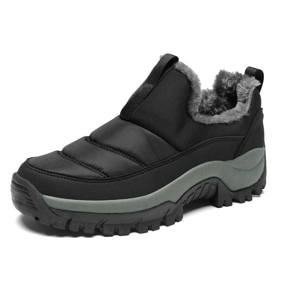 YOURDIARY Women Snow Boots Winter Warm Faux Fur Waterproof Slip On Comfort Ankle Booties