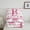 Pink White B, variant on jejeloiu Girl Personalized Gifts Full Size Comforter Sets,Pink Letter J Bedding Comforter Set,Ribbon Bow Tie Bedding Sets For Princess,Lightweight Room Decoration Reversible,3-Piece