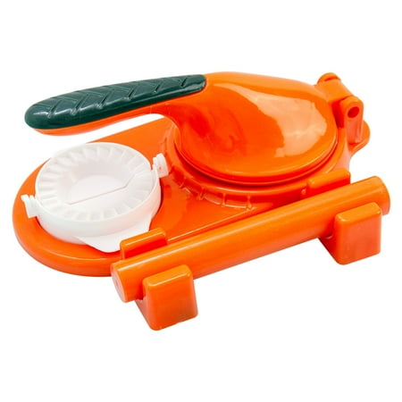 

2023 Summer Savings Clearance! WJSXC Home and Kitchen Gadgets Creative Household Dumplings Kitchen Artifact Pressing Dumpling Skin Artifact Manual Pressing Dough Tool Orange