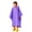Purple, variant on Tuscom Thickened Rain Poncho Hooded EVA Reusable Teens Raincoat Portable for Hiking Camping