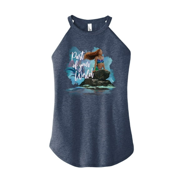 Disney - Part Of Your World - Juniors High Neck Tank Top