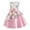 Pink, variant on Tbopshirt Baby Girls Dresses,Toddler Girl Dresses,Children's Girl Dress Irregular Hemline Princess Skirt Printed Dress Bow Performance Suit