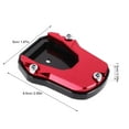 thumbnail image 7 of Masteelf Motorcycle Kickstand Foot Support Plate Motor Bike Support Stand Motor Anti Slip Plate For Snow Slippery Road Grass Sand, 7 of 7