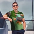 thumbnail image 4 of Fotbe Red-Eyed Tree Frog Camiseta Polo de Golf para Hombre con Estampado – Camisa Deportiva Transpirable con Cuello Abotonado-XX-Large, 4 of 6