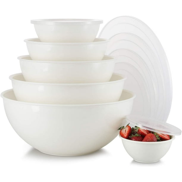 mixing bowls with lids