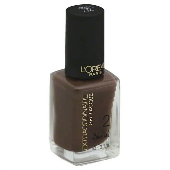 L'Oreal Paris Extraordinaire Gel Lacque, 716 Decadent Indulgence, 0.39 oz Bottle