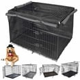 thumbnail image 1 of Shading Protection for Pets, Durable Dog Crate Cover with Windproof Design, Breathable Mesh Window Ensures Proper Air Circulation, 1 of 5