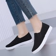 thumbnail image 5 of Women's Casual Slip On Canvas Sneakers Fashionable Comfortable Flat Shoes for Daily Wear with Jeans and Pants, 38, 5 of 6