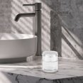 thumbnail image 6 of Unique Bargains 1 Pc Cylindrical Glass Dispensing Bottle for Bathroom 1.76oz Silver Tone, 6 of 6