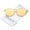 Rose Gold / Orange Mirror, variant on zeroUV Female Women's Metal Frame Arrow Temples Colored Mirror Flat Lens Cat Eye Sunglasses (Black / Purple Mirror) - 58mm