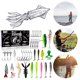 thumbnail image 4 of Señivos Pesca Colocados Con Cabezas Plantilla Señuelos Cebo Gusano Suave para Accesorios Dulce, 4 of 9