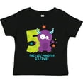 thumbnail image 3 of Inktastic Monster 5th Birthday Boys or Girls Toddler T-Shirt, 3 of 5