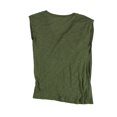 thumbnail image 2 of bar III Womens SS Twist Slub Basic T-Shirt, Green, Small, 2 of 2