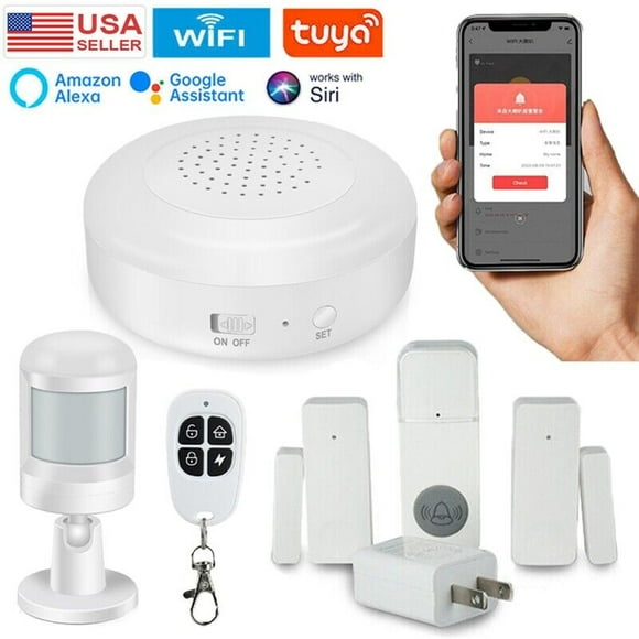 WiFi door alarm system, wireless DIY for Smart home security system kit with mobile application-