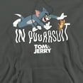 thumbnail image 2 of Tom and Jerry Movie In Pursuit Unisex Adult Pull-Over Hoodie,Charcoal, 2X-Large, 2 of 5