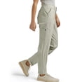 thumbnail image 6 of FUNUONY Straight Pants for Women Dress Pants Work Office Slacks Business Casual Pants Womens Pants Solid Color Trousers Elastic Waist Loose Fit Casual Outfits with Pockets Mint Green L, 6 of 7