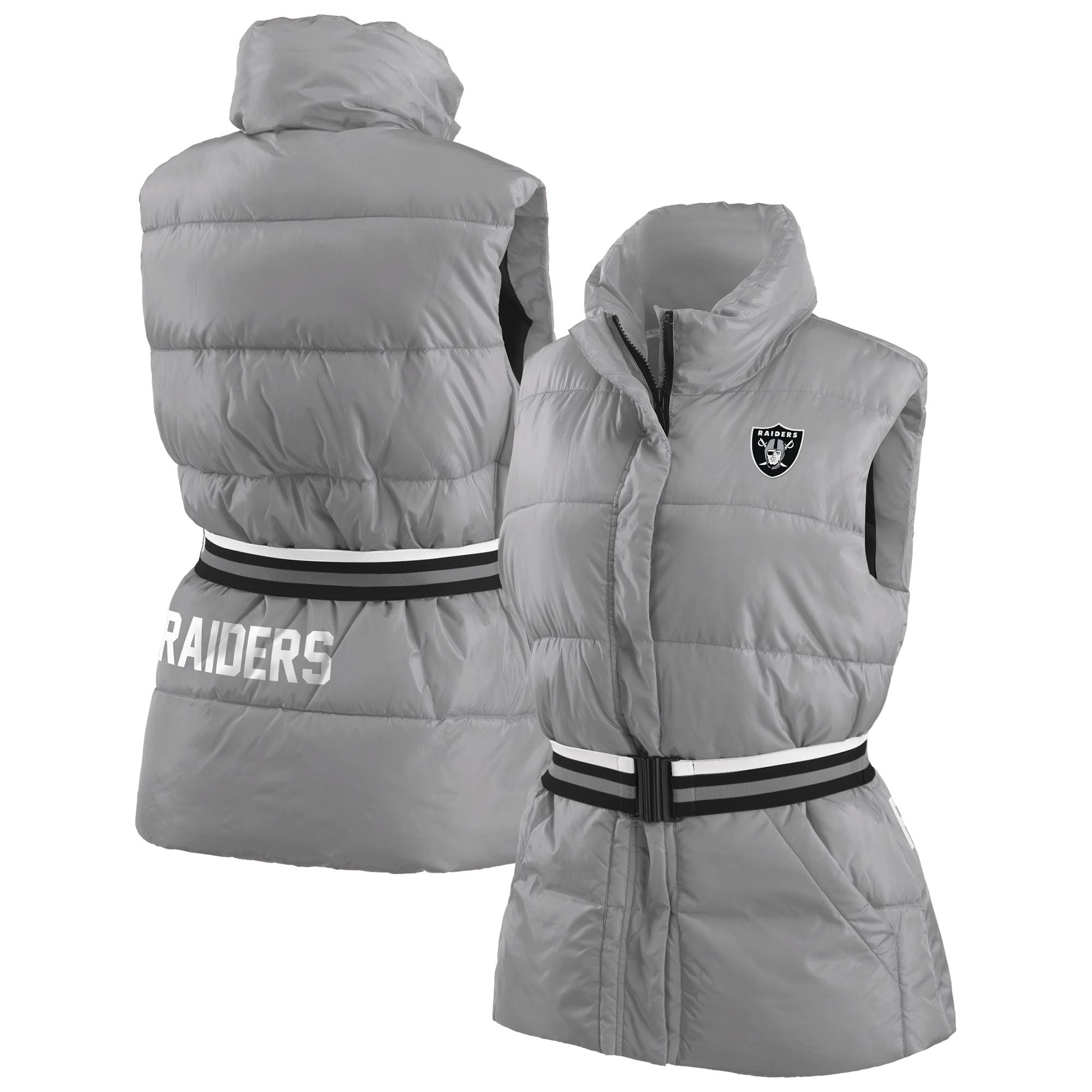 Las Vegas Raiders Full-Zip Puffer Vest 