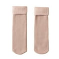thumbnail image 2 of Opolski 1 Pair Kid Socks Middle-tube Fleece Lining Not Tight Anti-slip Non-allergenic Keep Warm Autumn Winter Thicken Thermal Children Floor Socks for Daily, 2 of 8
