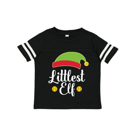 

Inktastic Christmas Littlest Elf Holiday Gift Toddler Boy or Toddler Girl T-Shirt