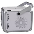 thumbnail image 2 of Jensen FM Stereo CD555 Bluetooth Boombox, Plata, 7.00 x 9.75 x 6.00 pulgadas, 2 of 5