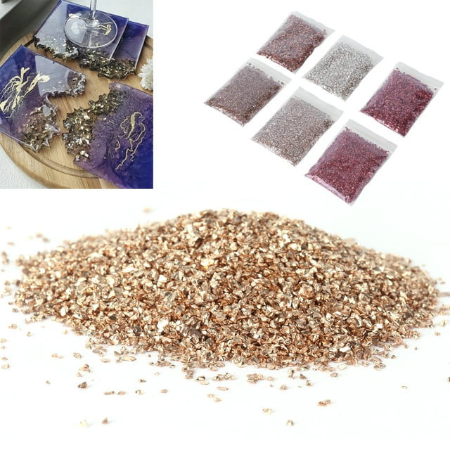 Irregular Glass Filler, Crushed Glass Glitter Mold Filler Glitter Irregular Beautiful Glass Irregular Chips for Home for Family