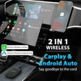 thumbnail image 2 of CarPlay Wireless Adapter，3 in 1 Wireless CarPlay Adapter， 2025 Upgraded,Wireless CarPlay & Android Auto Adapter Built, Factory Car Play Video Box for Cars from 2016 and iOS, Plug and Play, 2 of 8