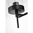 thumbnail image 3 of Living District Benny 4-Light Iron & Glass Bath Sconce in Black/Clear, 3 of 7