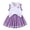 Purple, variant on SGMVNU Little Girls Clothes Summer 2 Piece Outfit Button up Sleeveless Tank Top with Pleated Skirt Set Back to School Clothes, Size 2-3 Years, Purple