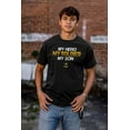 thumbnail image 4 of US Army Logo My Son Hero Soldier Men's Graphic T Shirt Tees Brisco Brands S, 4 of 4