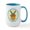 White/Blue Inside, variant on CafePress - Peter Cottontail Boy Easter Large Mug - 15 oz Ceramic Large White Novelty Mug