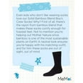 thumbnail image 7 of MeMoi Solid Bamboo Blend  Crew Socks - Boys - Male, 7-8, Black, 7 of 7