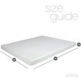 thumbnail image 2 of Milliard 4.5-inch Memory Foam Replacement Mattress for Queen Size Sleeper Sofa Bed and Couch Beds (Sofa Not Included) - Queen, 2 of 8